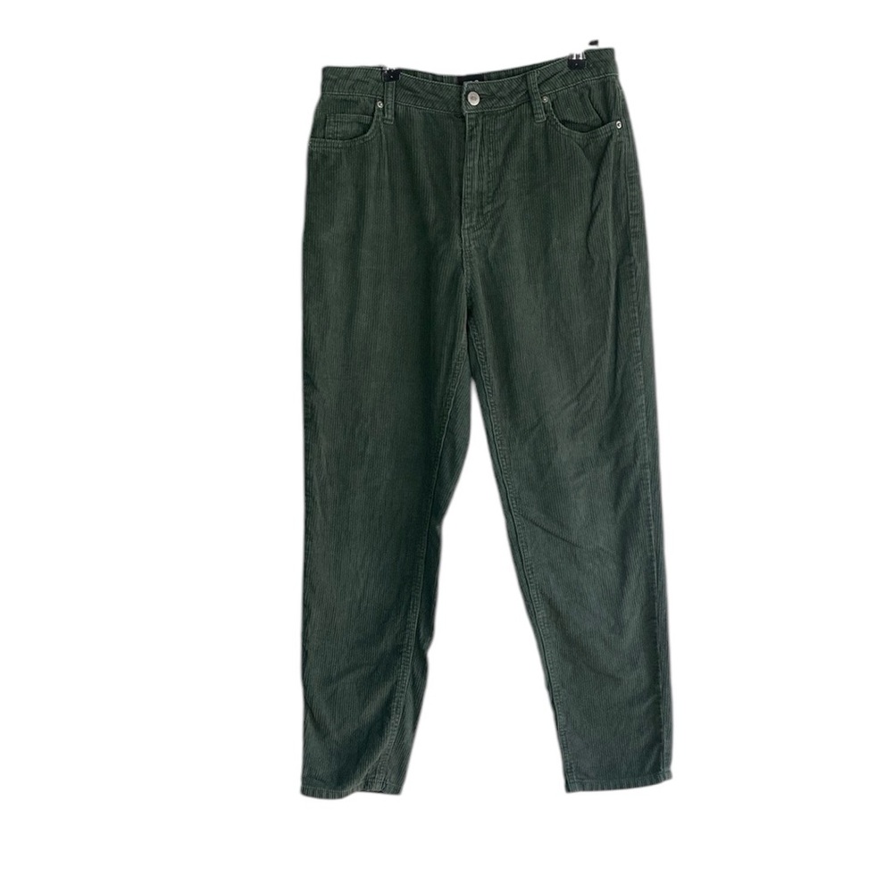 BDG green corduroy mom pants